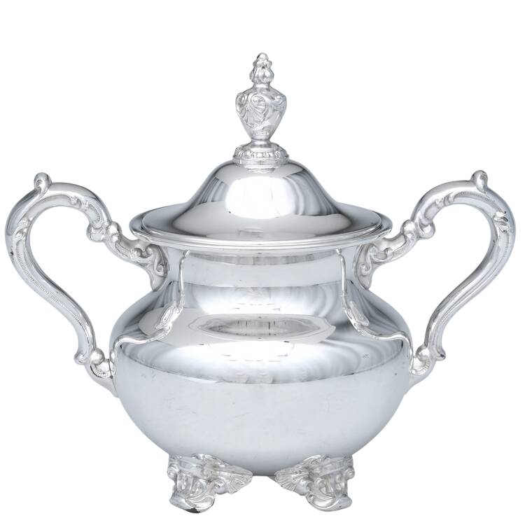 Old English (Silverplate, Hollowware) Sugar Bowl & Lid