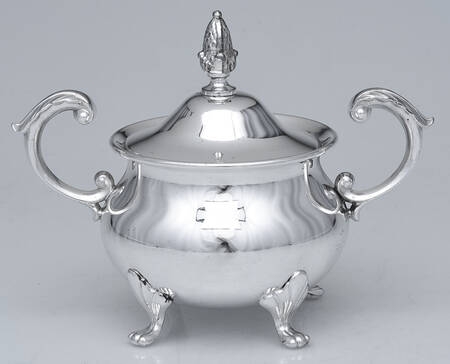 110 (Silverplate, Hollowware) Sugar Bowl & Lid