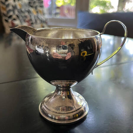 172 (Sterling, Hollowware) Weighted Mini Creamer