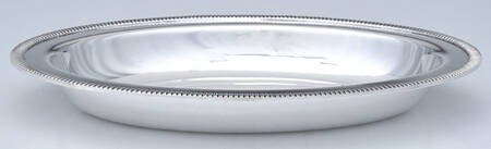 2711 (Silverplate, Hollowware) 11" Oval Double Vegetable (Bottom)