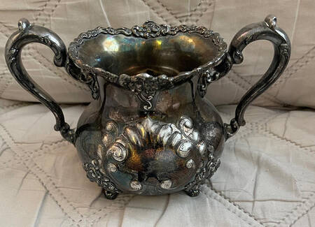 356 (Silverplate, Hollowware) Sugar Bowl No Lid