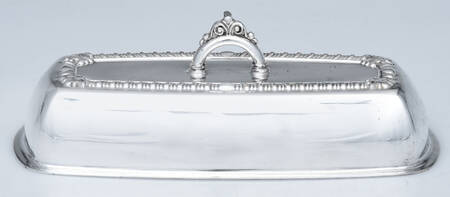73 (Silverplate, Hollowware) 1/4 Lb Butter Lid