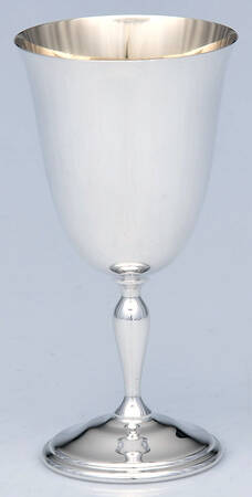 Jamestown (Silverplate, Hollowware) Silverplate Wine Goblet
