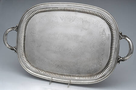 Silverplate Hollowware 20" Waiter Tray