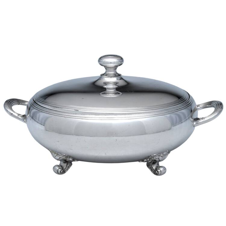 Silverplate Hollowware Individual Casserole & Lid