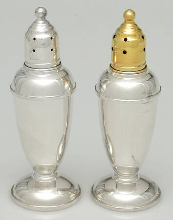 The Pilgrim (Sterling) Weighted Salt and Pepper Set