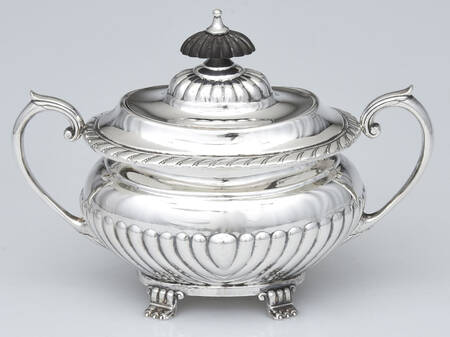 Stratford (Sterling, Hollowware) Sugar Bowl & Lid