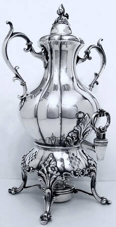 The Winthrop (Plain, Silverplate) Large Silverplate Coffee Urn