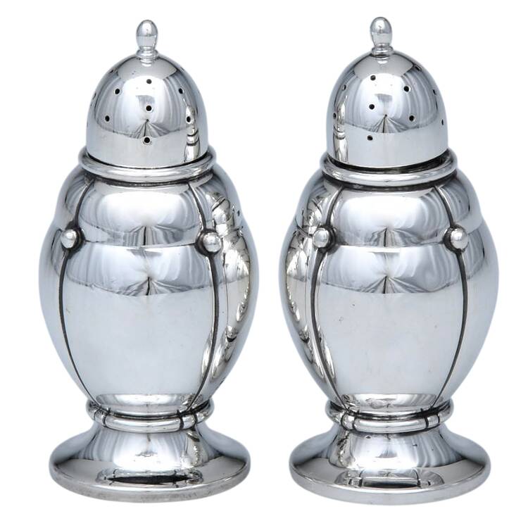 Sterling Hollowware Salt and Pepper Set