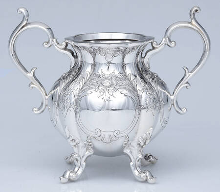 The Winthrop (Chased, Silverplate) Sugar Bowl No Lid