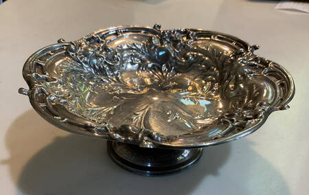 Les Six Fleurs (Sterling, Hollowware) Small Compote