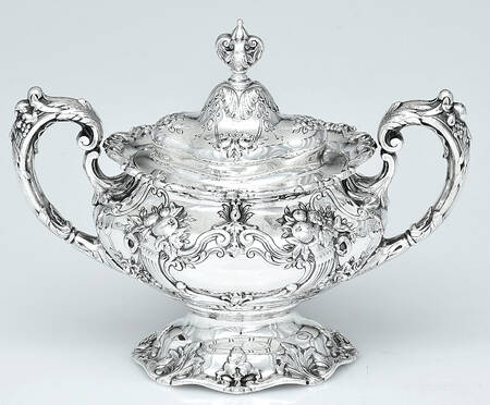 Francis I (Sterling, Hollowware, Reed&Barton, Dates) Sugar Bowl & Lid