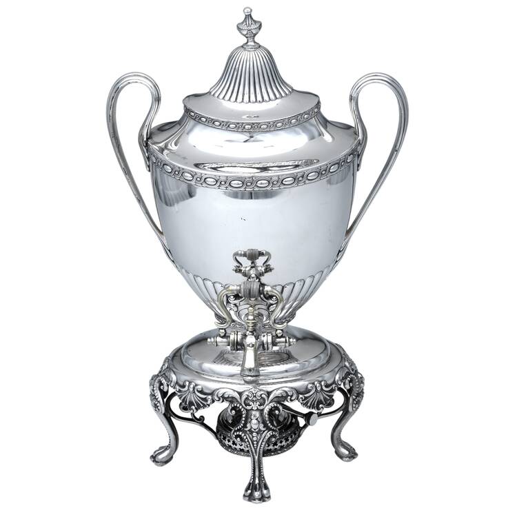 1799 (Plain, Silverplate, Hollowware) Silverplate Coffee Urn
