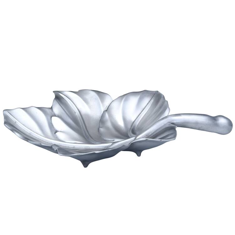 Aluminum Hollowware 15" Leaf Dish