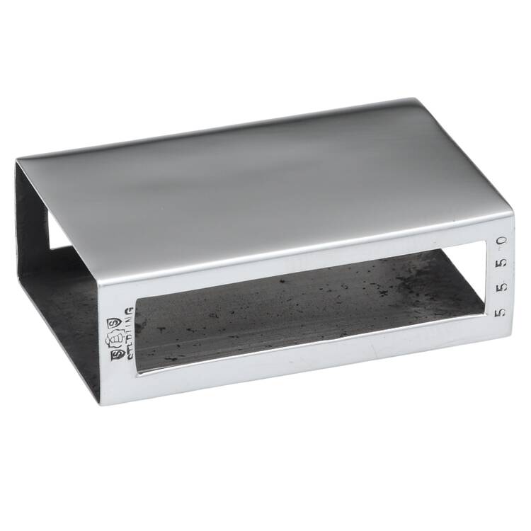 Sterling Hollowware Match Box Case by Shreve Silver