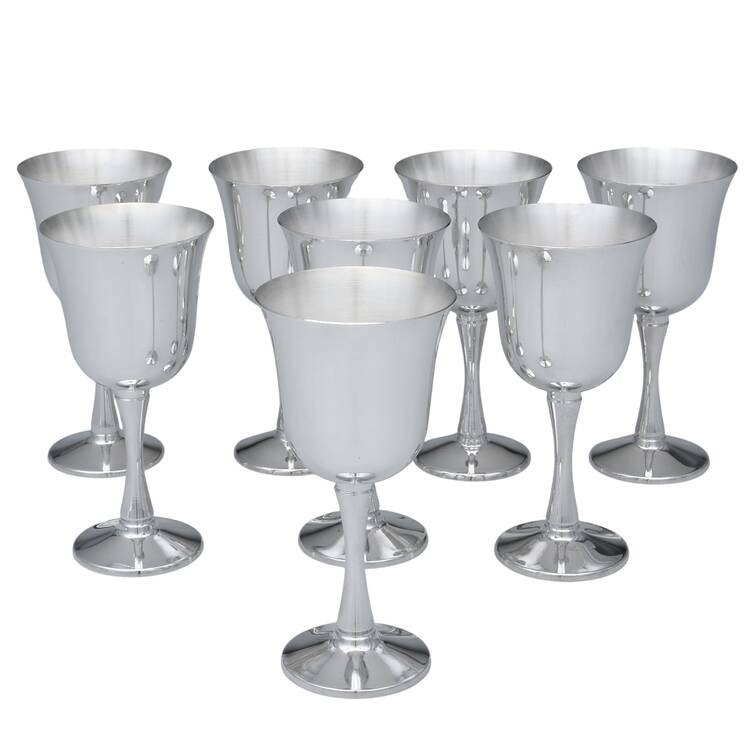 SLF7 (Silverplate, Hollowware) (Set of 8) Wine Goblet