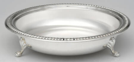 Silverplate Hollowware Round Covered Vegetable No Lid