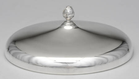 Silverplate Hollowware Lid for Round Covered Vegetable