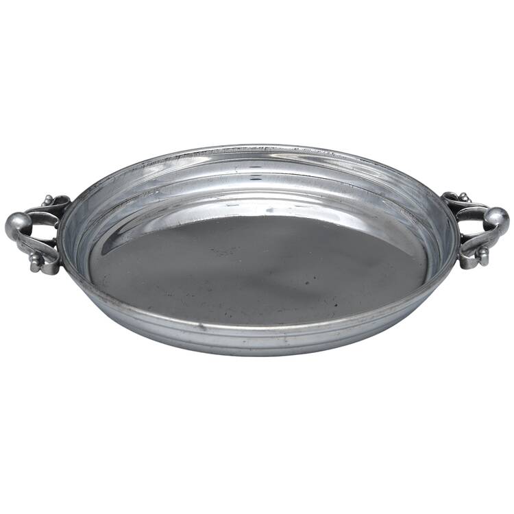 Pewter Hollowware 6" Round Tray