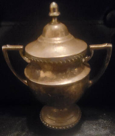 X93A (Silverplate, Hollowware) Sugar Bowl & Lid
