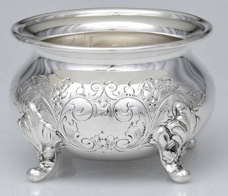 57HC (Silverplate, Hollowware, Hand Chased) Waste Bowl