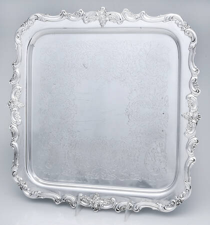 El Grandee (Silverplate Hollowware) 14" Square Tray