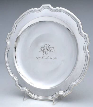 Hampton (Sterling, 1934, Hollowware) 10" Footed Cake Plate