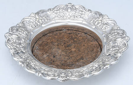 King Richard (Silverplate, Hollowware) Wine Bottle Coaster