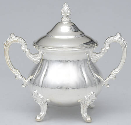 TWS305 (SILVERPLATE, HOLLOWWARE) Sugar Bowl & Lid