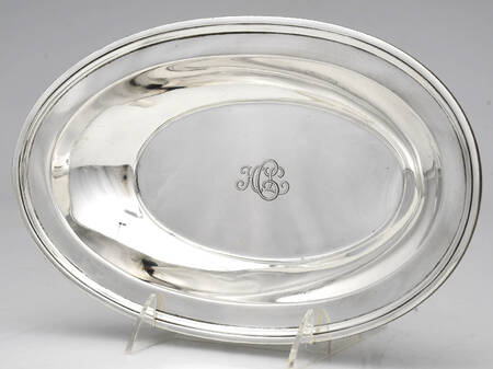 Hamilton (Sterling, Hollowware) 10" Bread Tray by Tiffany & CO SILVER