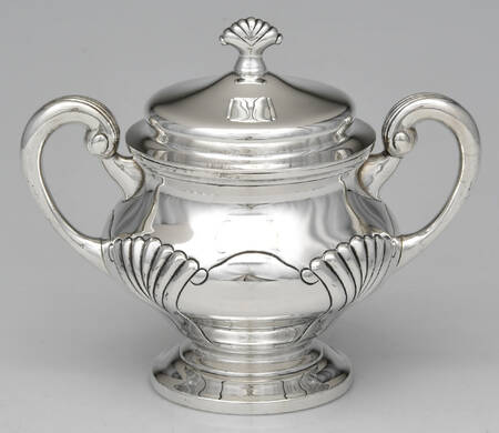 Onslow (Sterling, Hollowware) Sugar Bowl & Lid