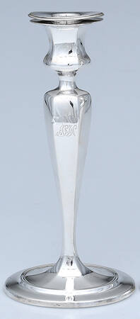 17659 (Sterling, Hollowware) Weighted Candlestick with Bobeche