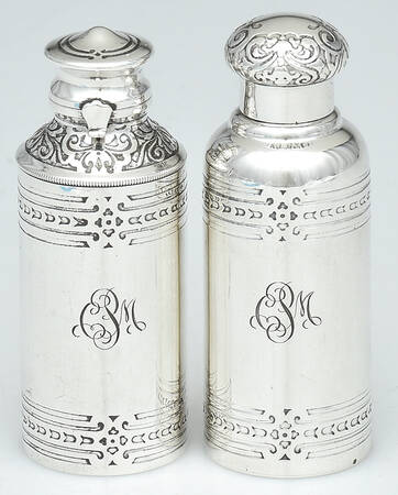 17689 (Sterling, Hollowware) Perfume Vial - Set of 2