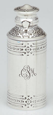 17689 (Sterling, Hollowware) Perfume Vial with Hinged Lid