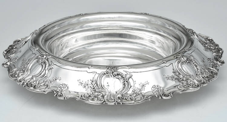 18749 (Sterling, Hollowware) Rolled Edge Centerpiece