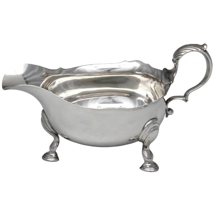 18331 (Sterling, Hollowware) Footed Sauce Boat