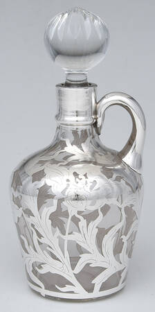 Sterling Hollowware Sterling Overlay Wine Decanter