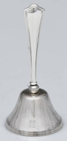 Sterling Hollowware Plated Bell with Sterling Handle