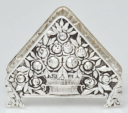 Sterling Hollowware Sterling Napkin Holder