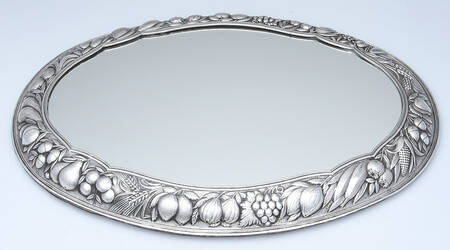 Sterling Hollowware Plateau with Mirror Insert