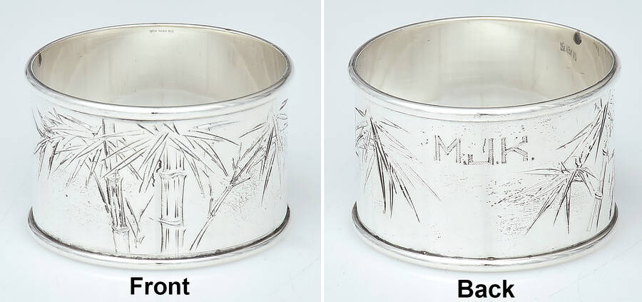 Sterling Hollowware Monogram Napkin Ring