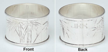 Sterling Hollowware Monogram Napkin Ring
