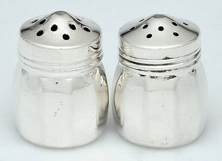 Sterling Hollowware Salt & Pepper-Individual