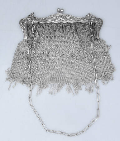 Sterling Hollowware Mesh Purse