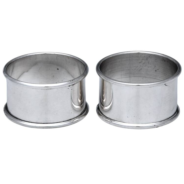Sterling Hollowware Napkin Ring - Set of 2