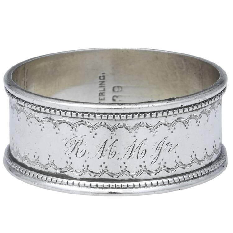Sterling Hollowware Napkin Ring