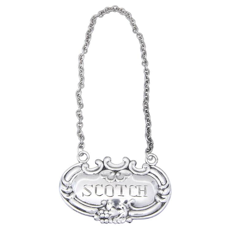 Sterling Hollowware Decanter Label