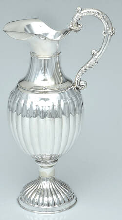 Silverplate Hollowware Footed Ewer/Pitcher
