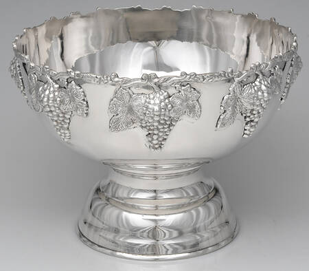 Silverplate Hollowware Punch Bowl