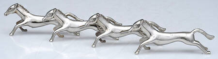 Silverplate Hollowware Knife Rest - Set of 4